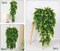 4 Pack Artificial Hanging Plants Faux Eucalyptus Leaf Greenery Fake Plant for Wall House Room Patio Indoor Outdoor Home Shelf Office Decor (Green)